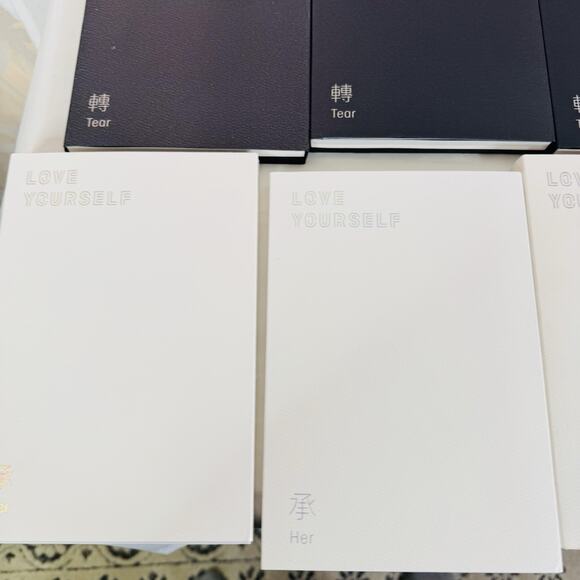 BTS Love Yourself 轉 Tear Y O U Version Her OVE Version & Answer ELF Ver CD Lot - Picture 5 of 7